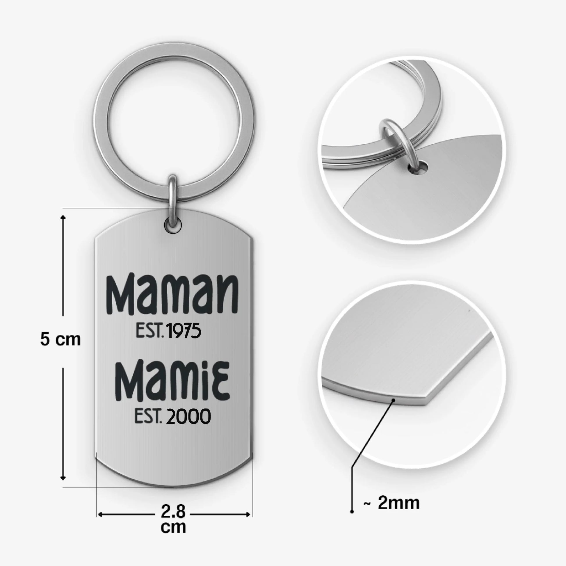 Keychain Steel BASE B 3