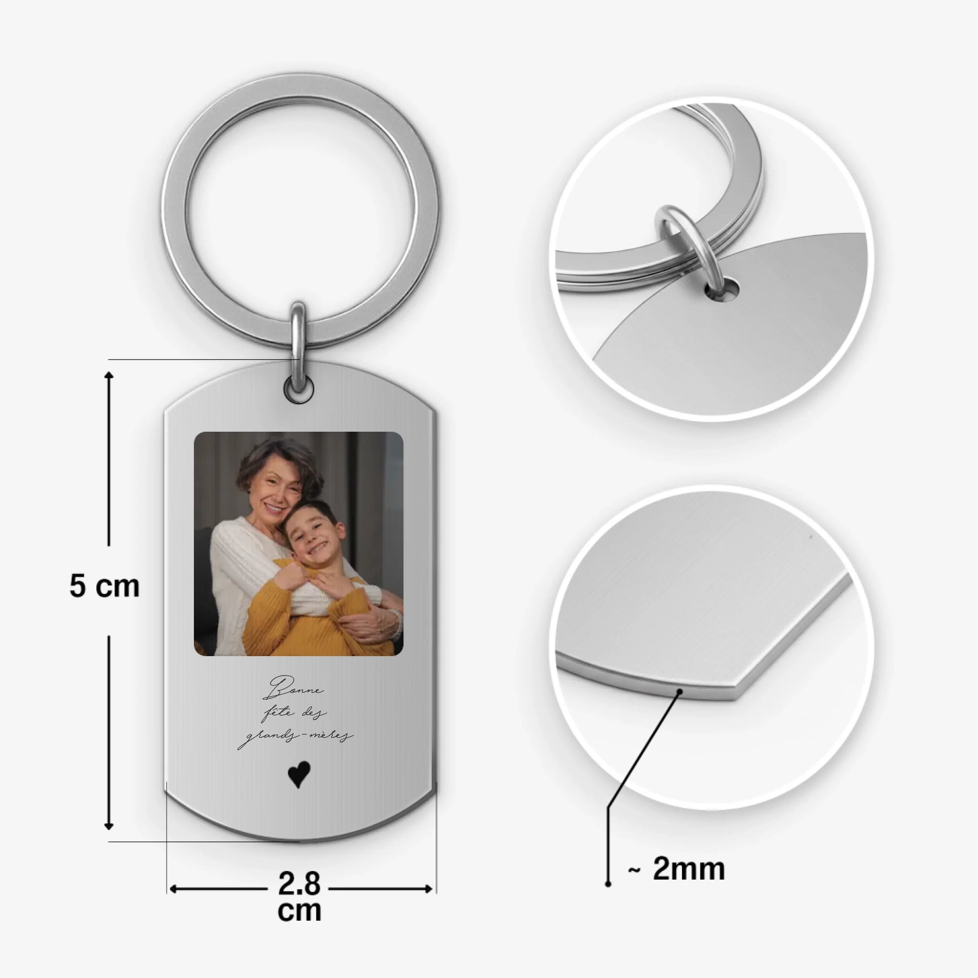 Keychain Steel BASE B 3