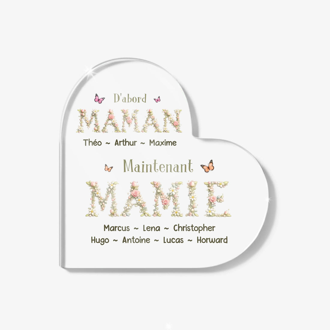 Heart Acrylic Plaque 2