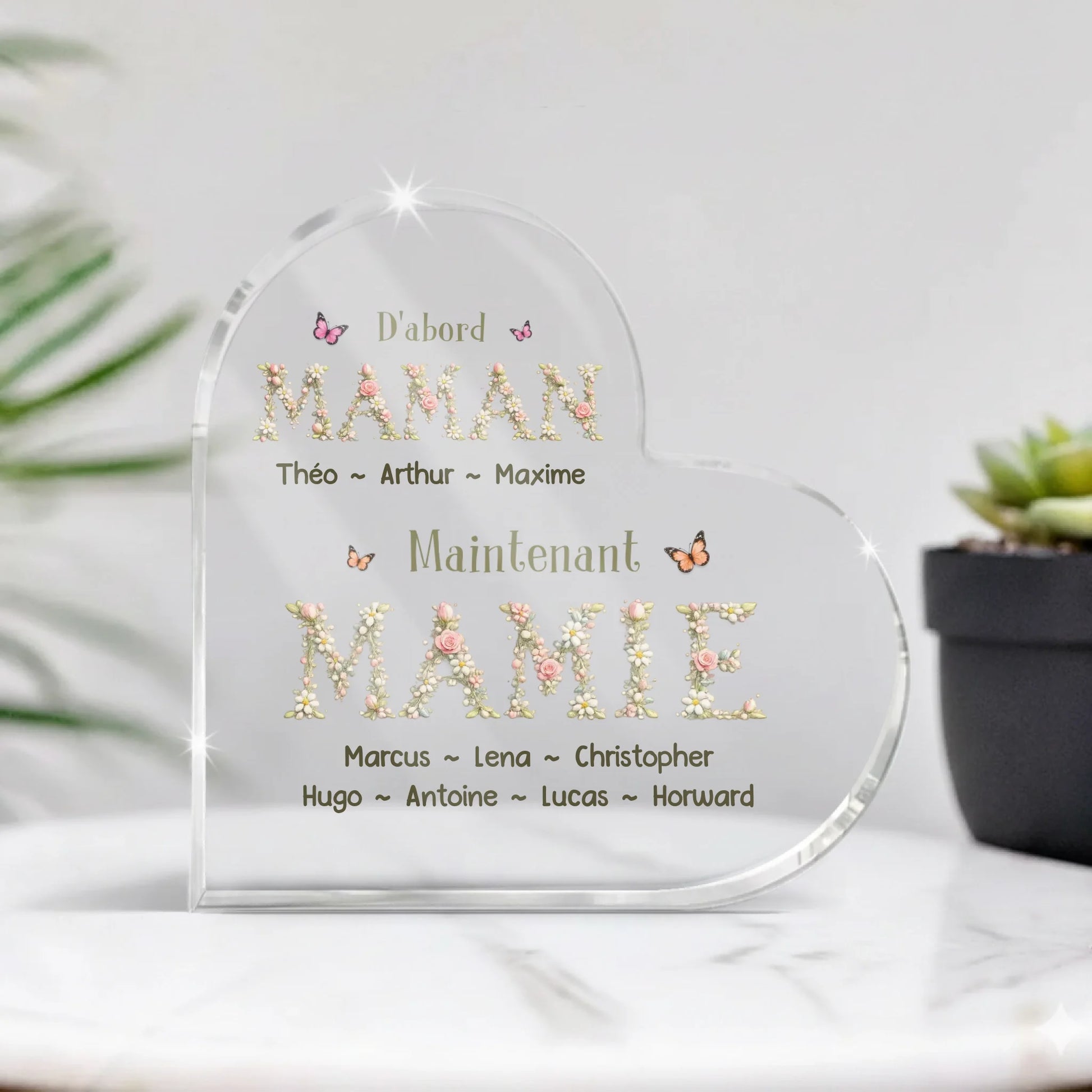 Heart Acrylic Plaque B