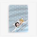 Fleece blanket Viền trắng