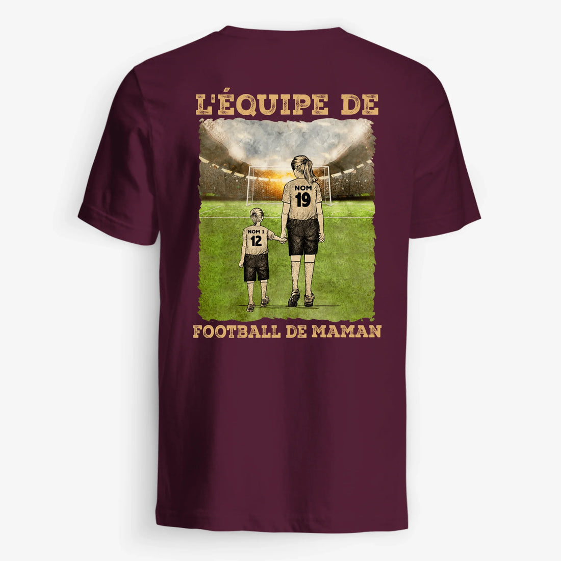 UNISEX T-SHIRT Back Dark