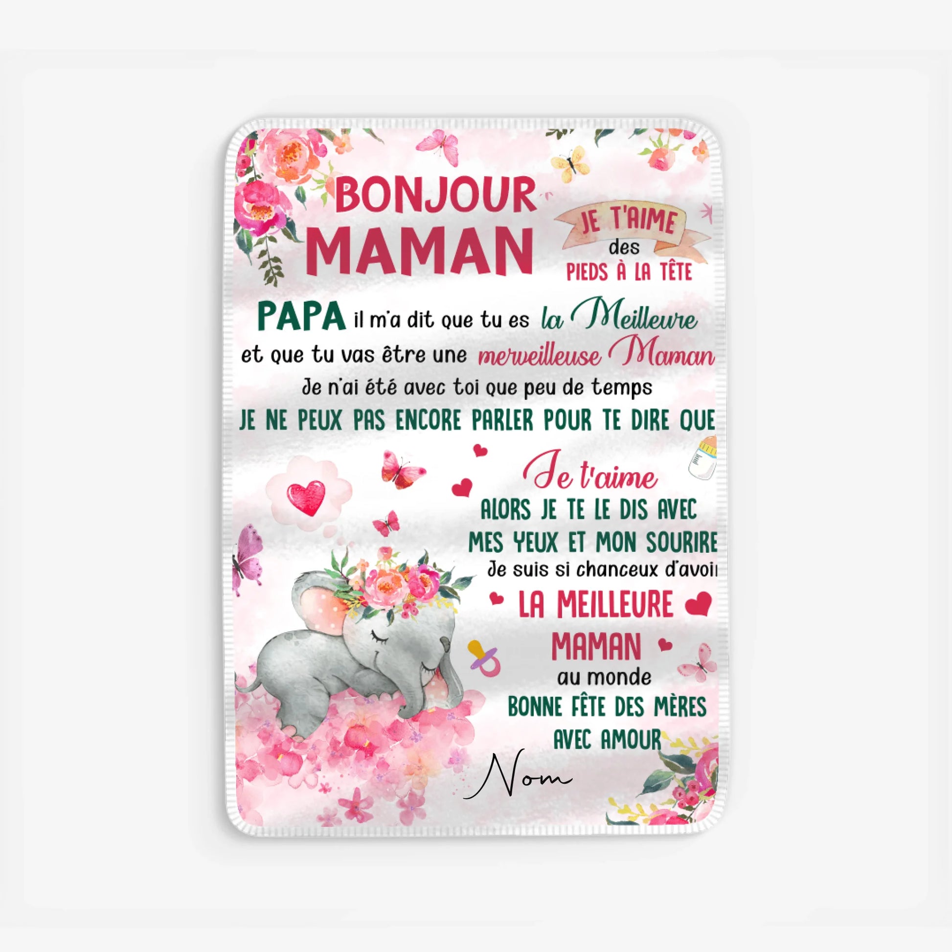 Fleece blanket Viền trắng