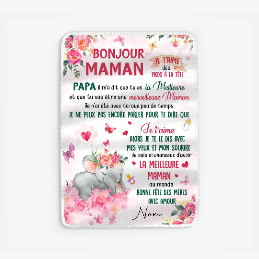 Fleece blanket Viền trắng