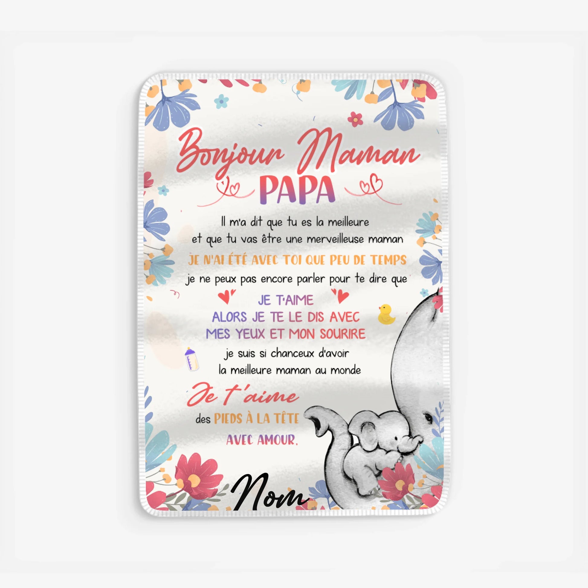 Fleece blanket Viền trắng