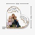 Heart Acrylic Plaque Size