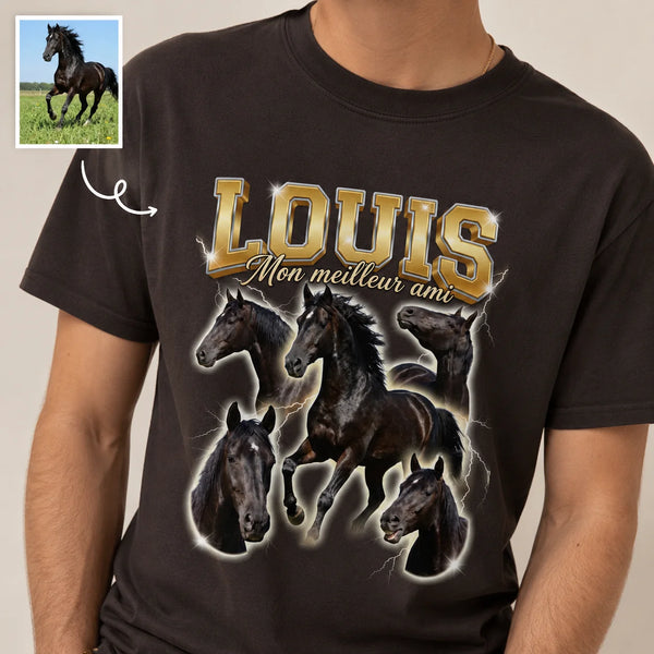 T-shirt personnalisé animal style bootleg