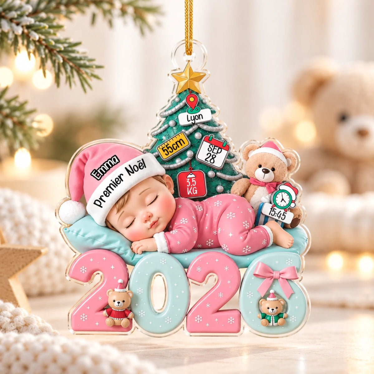 Emma’s Cozy 2026 Christmas Ornament