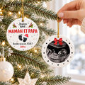 Maman et Papa Christmas Ornaments