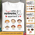 cette maman mamie personnalisable t shirt pour mamie maman