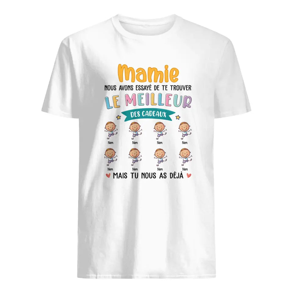 mamie nous avons essaye de te trouver le meilleur des cadeaux personnalisable t shirt pour mamie