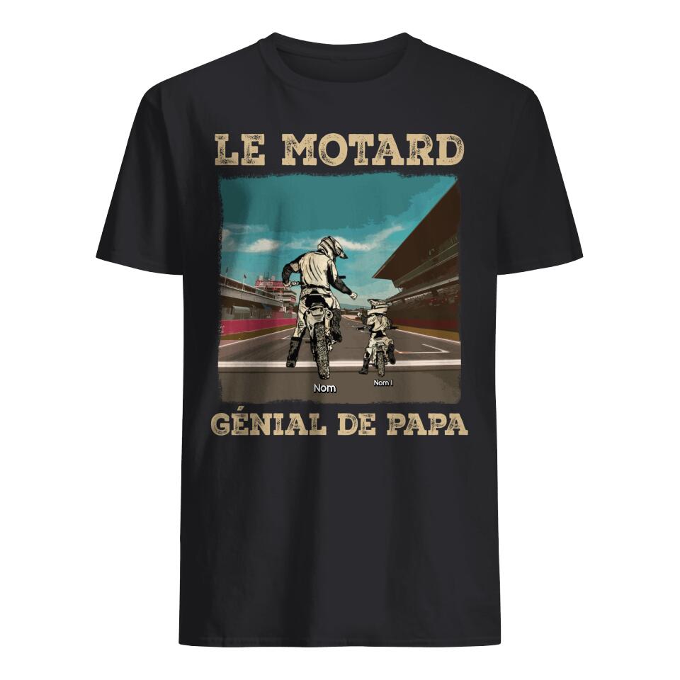 moteur punch papa personnalisable t shirt homme pour papa