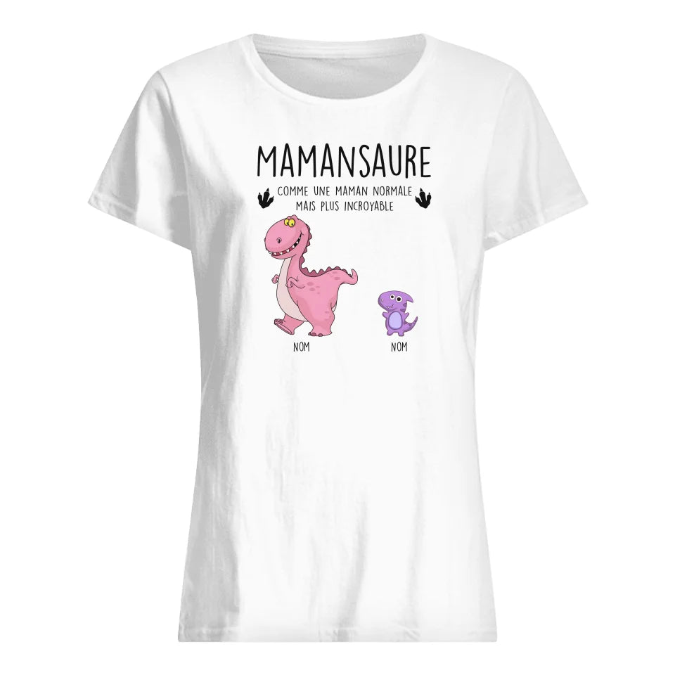 personnalisable t shirt pour maman juste maman normale mais plus incroyable