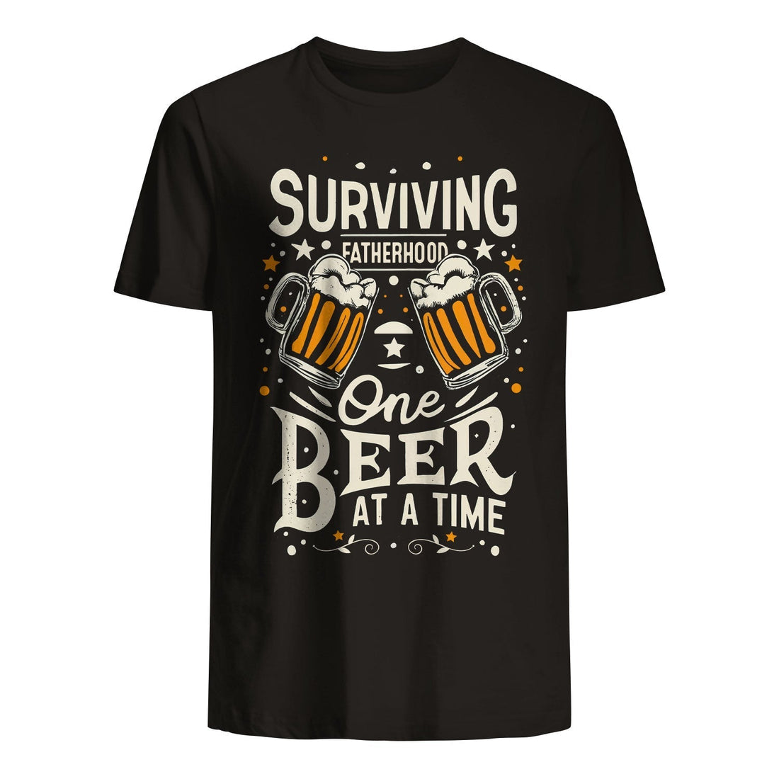 t shirt for dad surviving fatherhood one beer at a time