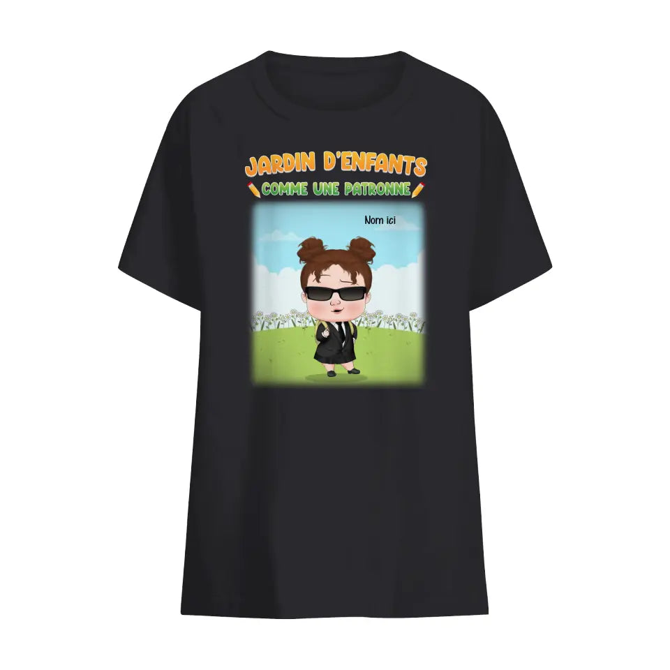 t shirt personnalise pour enfant rentree scolaire 2023 jardin denfants comme un patron