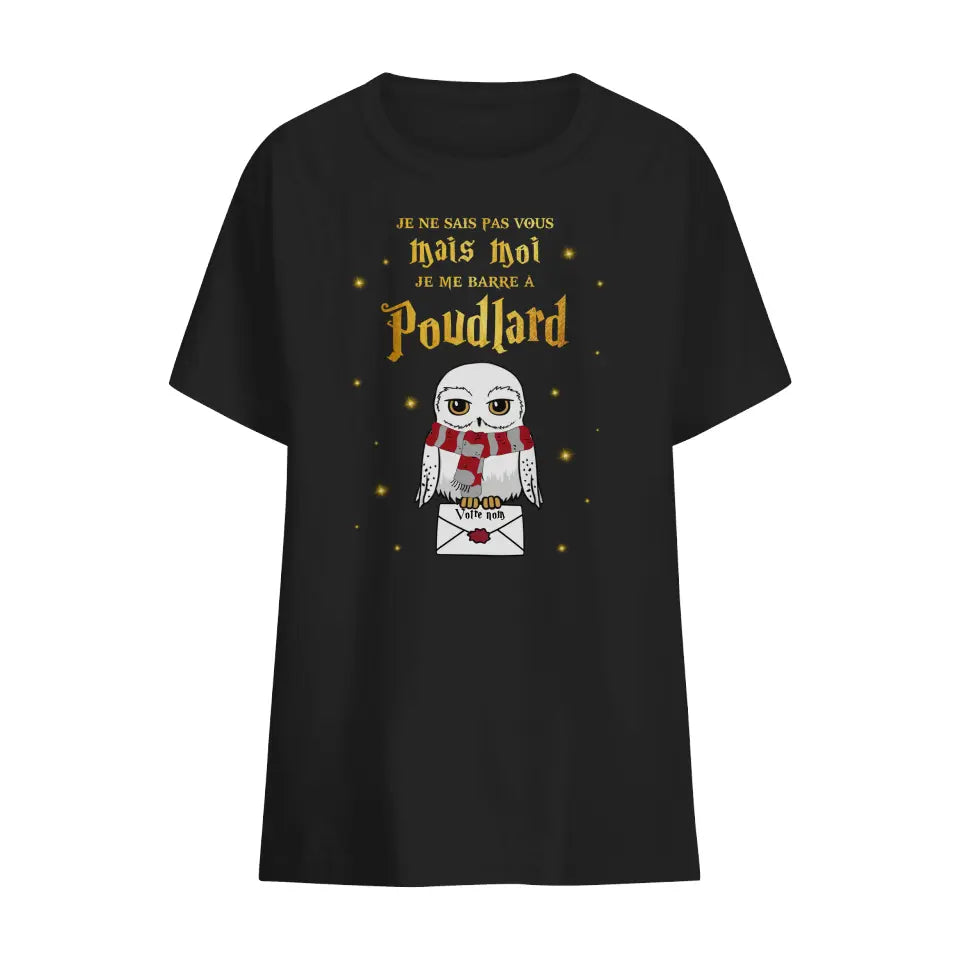 t shirt personnalise pour enfant rentree scolaire 2023 je me barre a poudlard