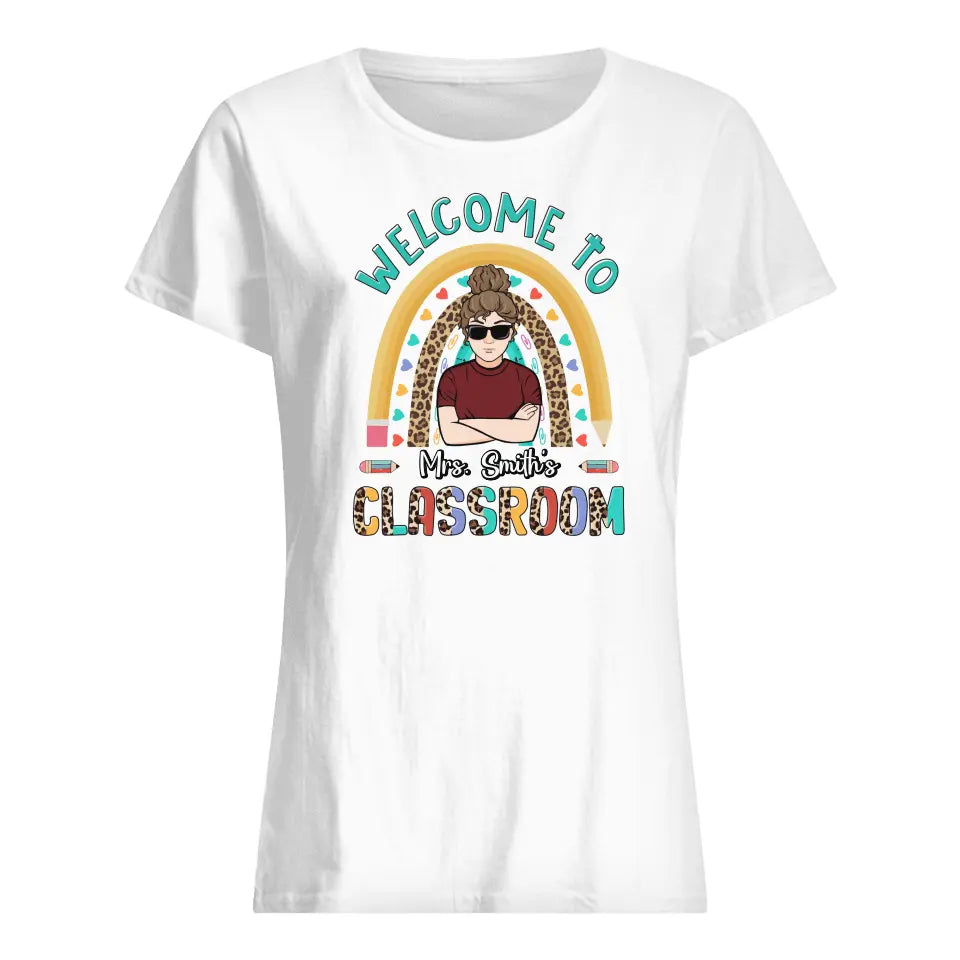 t shirt personnalise pour enfant rentree scolaire 2023 welcome to my classroom