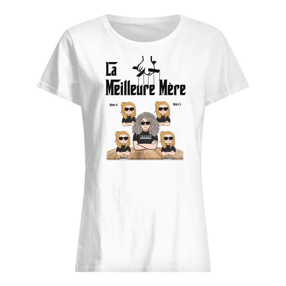 t shirt personnalise pour maman cadeau personnalise pour sa mere la meilleure mere