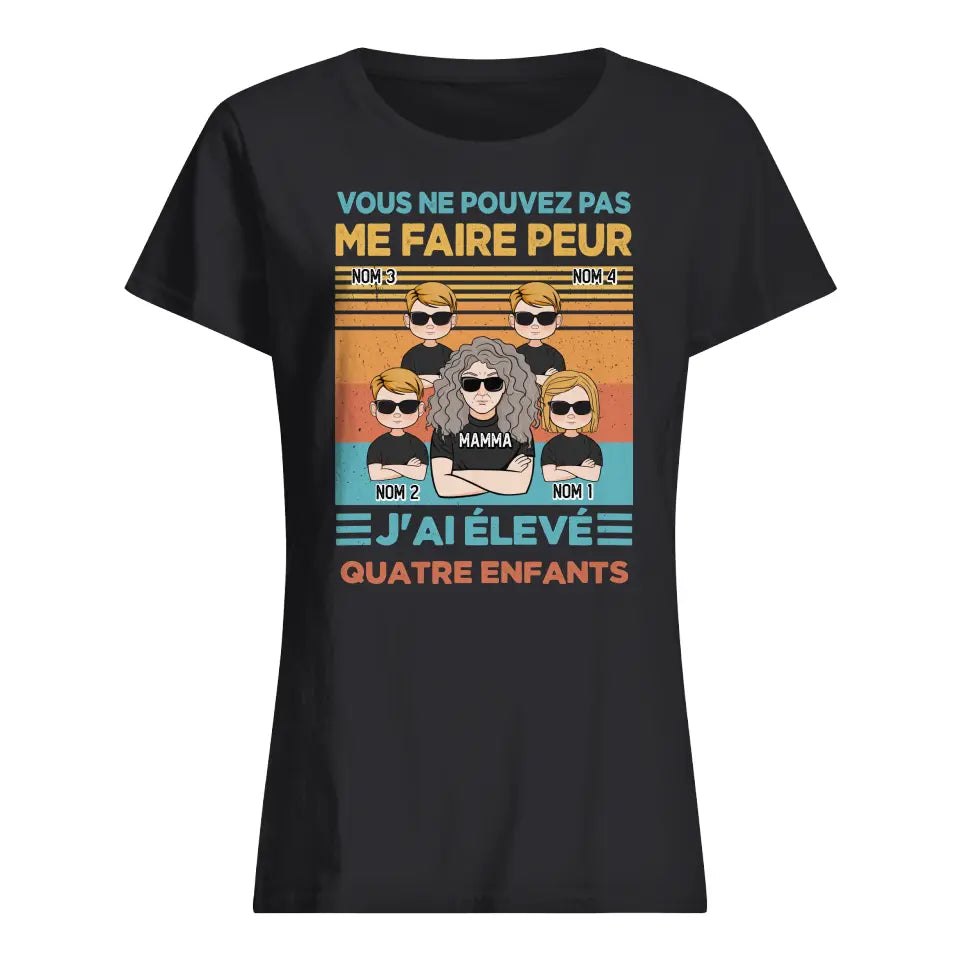 t shirt personnalise pour maman cadeau personnalise pour sa mere vous ne pouvez pas me faire peur