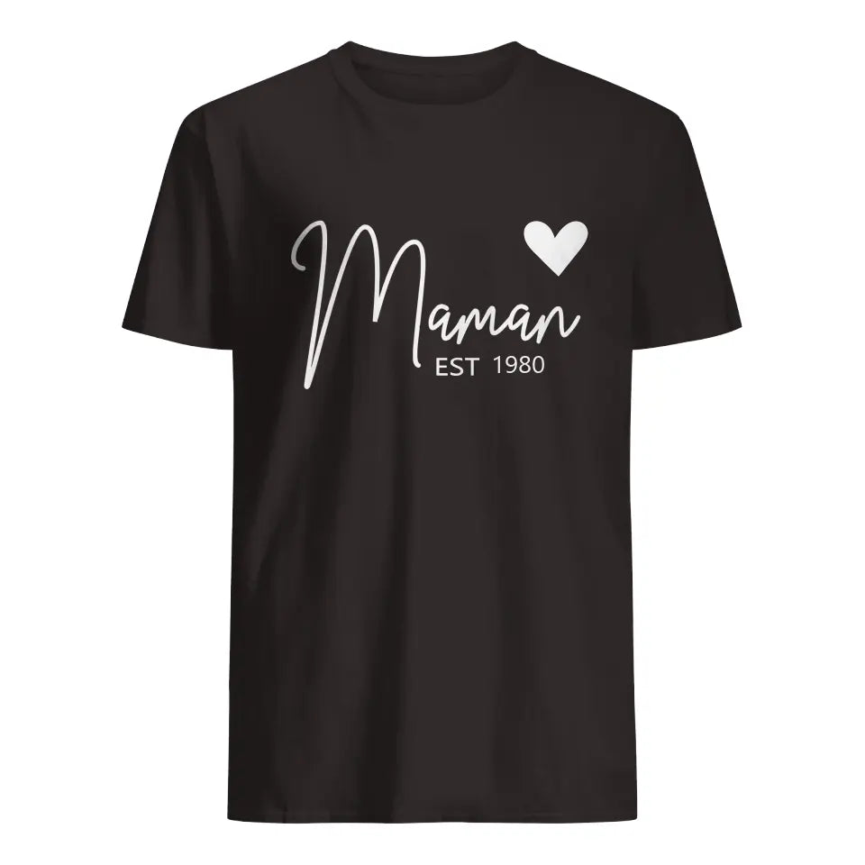 t shirt personnalise pour maman maman est