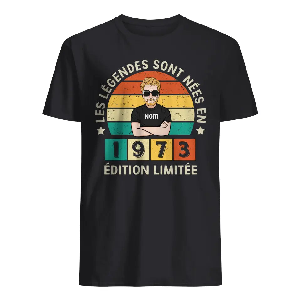 t shirt personnalise pour papa cadeau personnalise anniversaire pour papa les legendes sont nees en