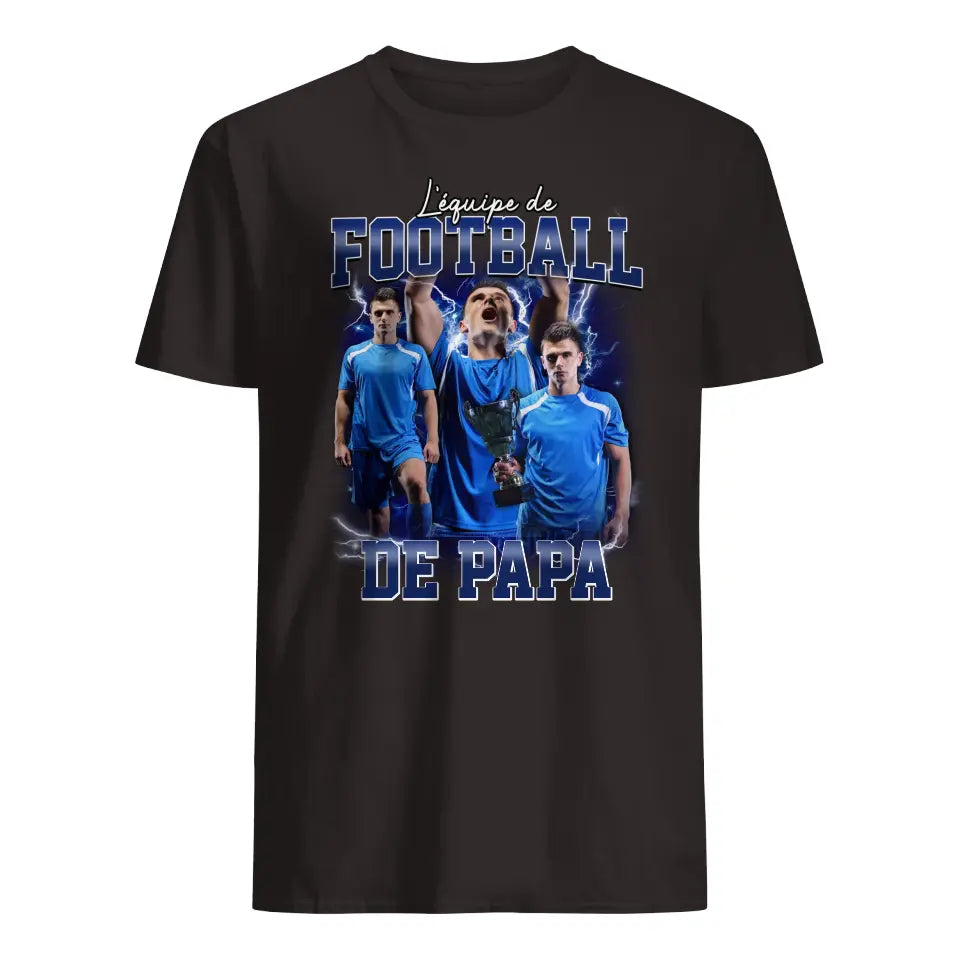 t shirt personnalise pour papa l equippe de football de papa