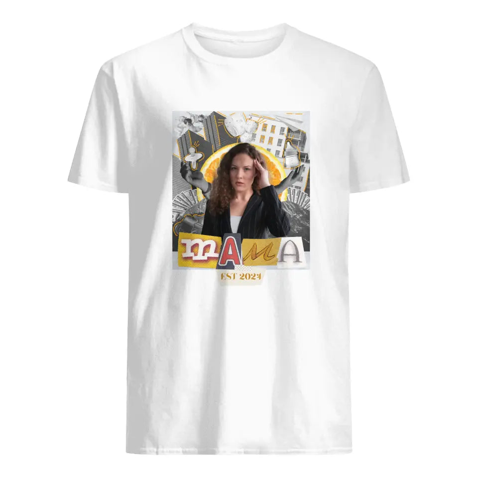 t shirt photo personnalise pour maman maman 2024