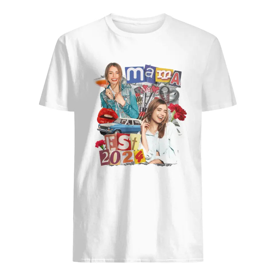 t shirt photo personnalise pour maman maman 2025