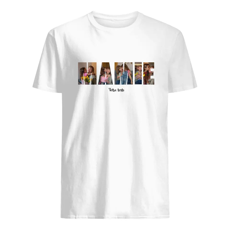 t shirt photo personnalise pour maman mamie photo