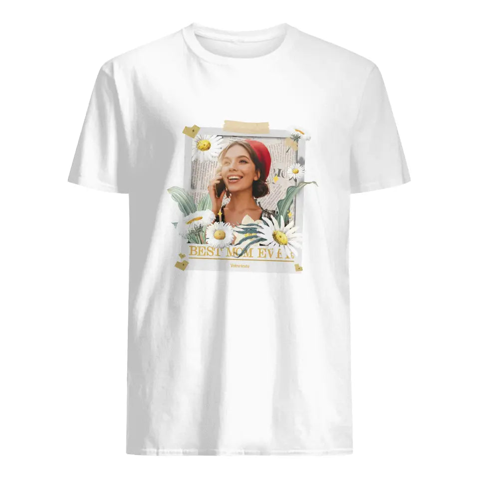 t shirt photo personnalise pour maman meilleure maman de tous les temps 1