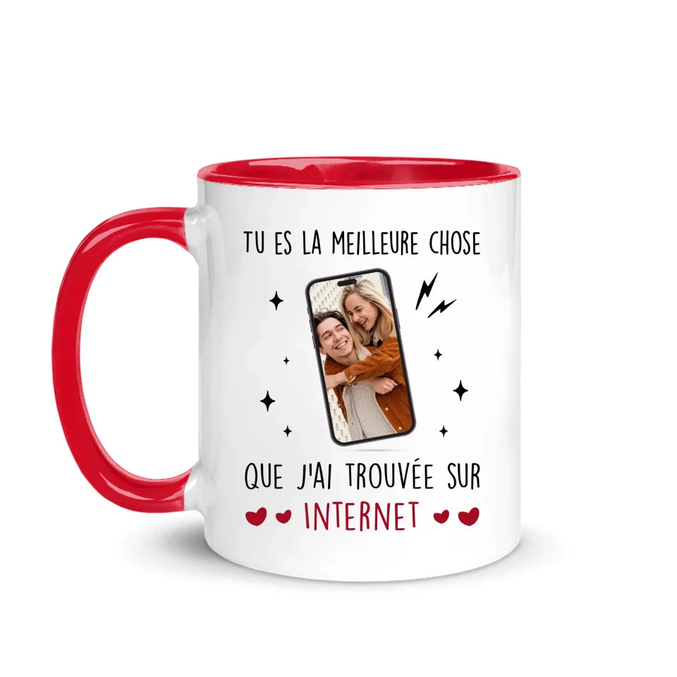 tasse personnalisee pour couple tu es la meilleure que jai trouve sur internet