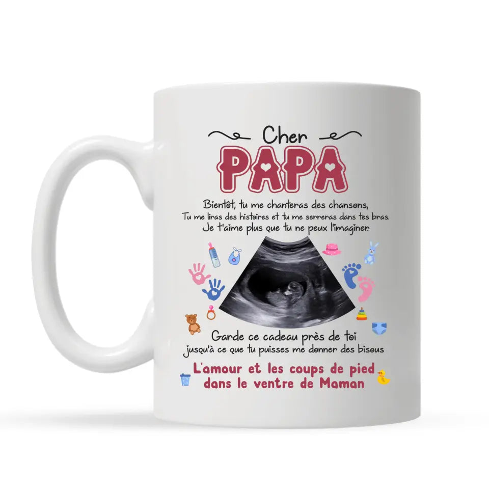 tasse personnalisee pour papa cadeau personnalise pour papa cher papa bebe je taime