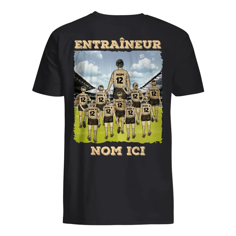 tshirt personnalise pour entraineur et entraineuse lequipe de rugby de entraineur et entraineuse