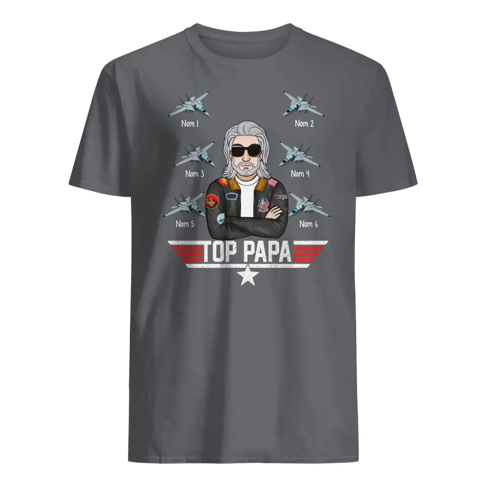 tshirt personnalise pour papa cadeau personnalise pour son pere top papa