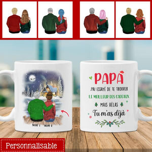 Personnalisable Tasse Pour Papa Noel Cadeau J'ai Essayé De Te Trouver Un Cadeau