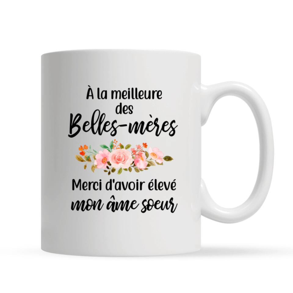 Mug Personnalisé Noël, À Ma Chère Belle-fille, Le Cadeau Parfait pour Belle-Maman  à Noël –