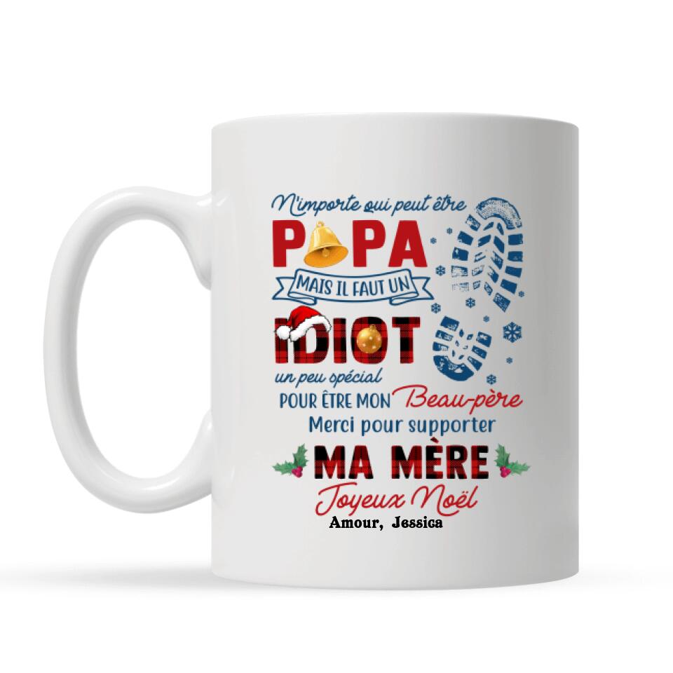 Mug personnalisé pour Maman | Cadeau personnalisé pour Ma Mère | Merci Pour Supporter Ma Mère
