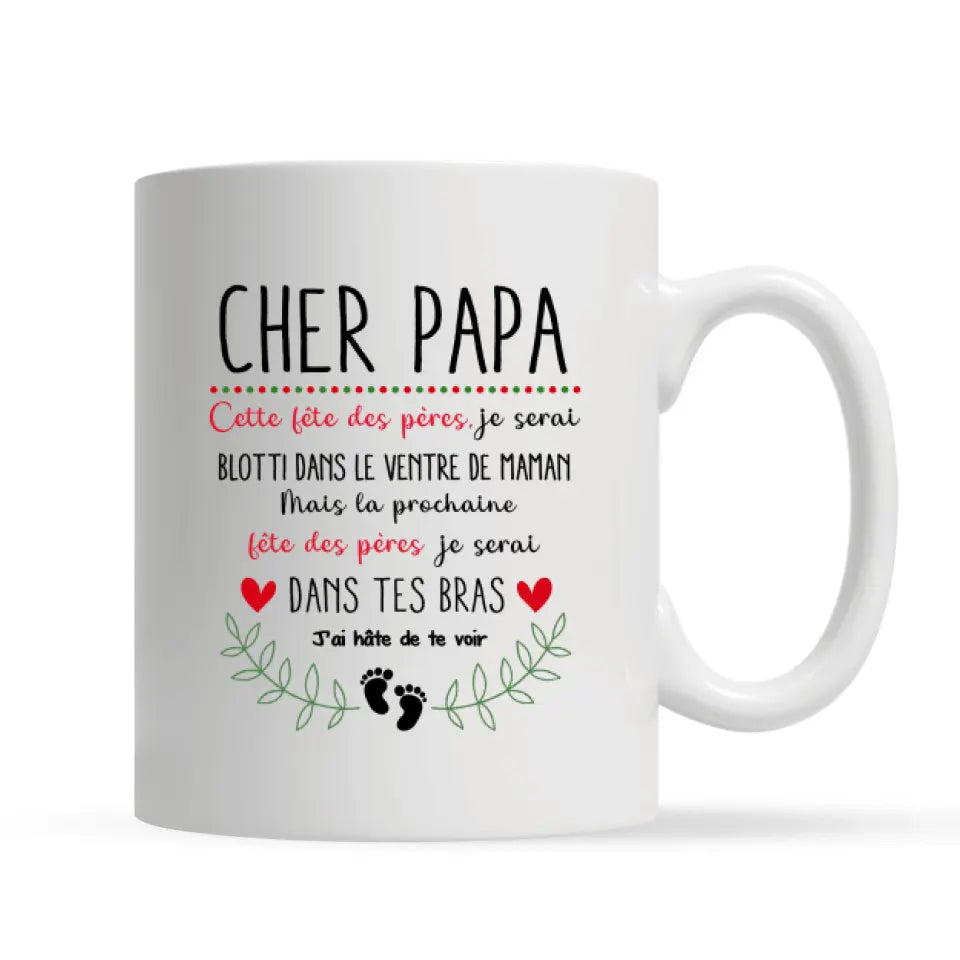 Mug personnalisé pour Papa, Cadeau personnalisé pour pÈRE