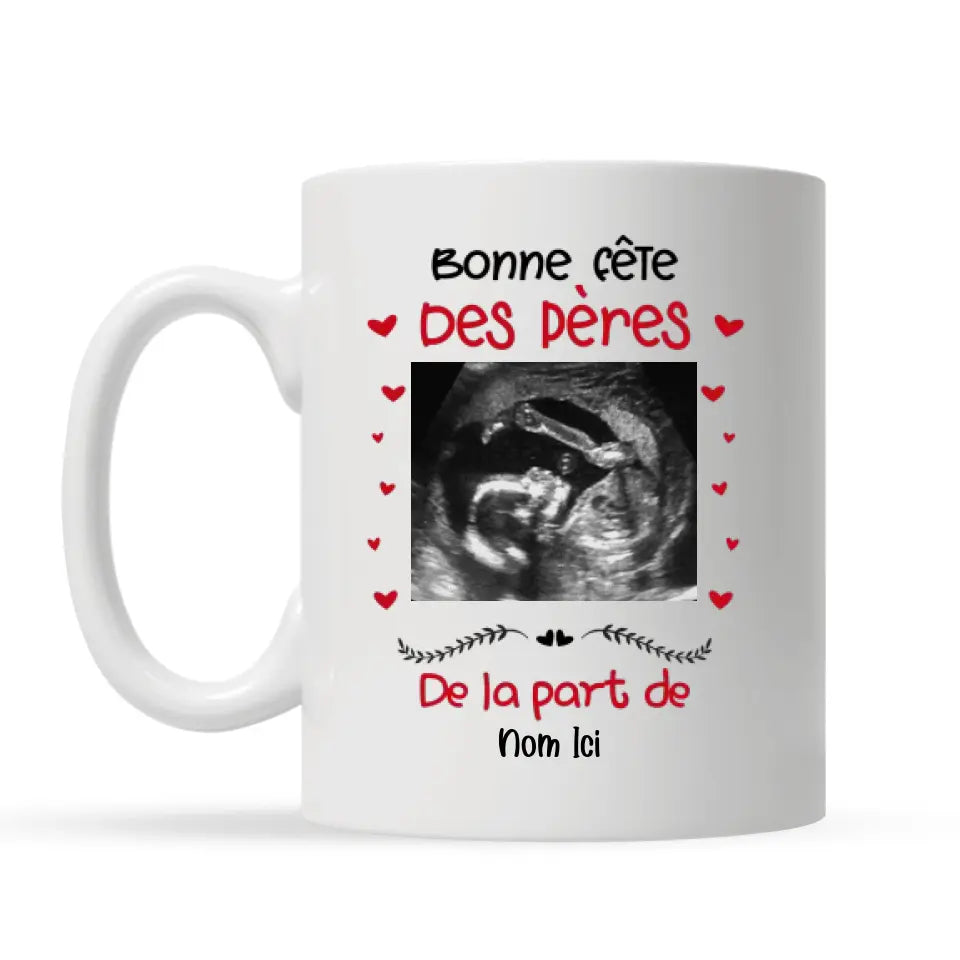 Tasse personnalisée pour papa | Cadeau personnalisé pour futur papa | Bonne fête des père papa