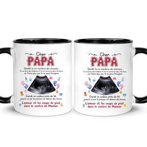 Tasse personnalisée pour Papa | Cadeau personnalisé pour Papa | Cher Papa Bébé Je t'aime