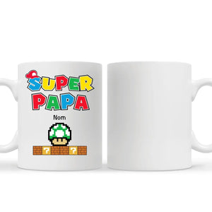 Tasse personnalisée pour Papa | Cadeau personnalisé pour Son Père | Super Papa