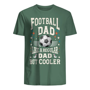 T-paita isälle - Jalkapalloisä kuin tavallinen isä, mutta siistimpi 2