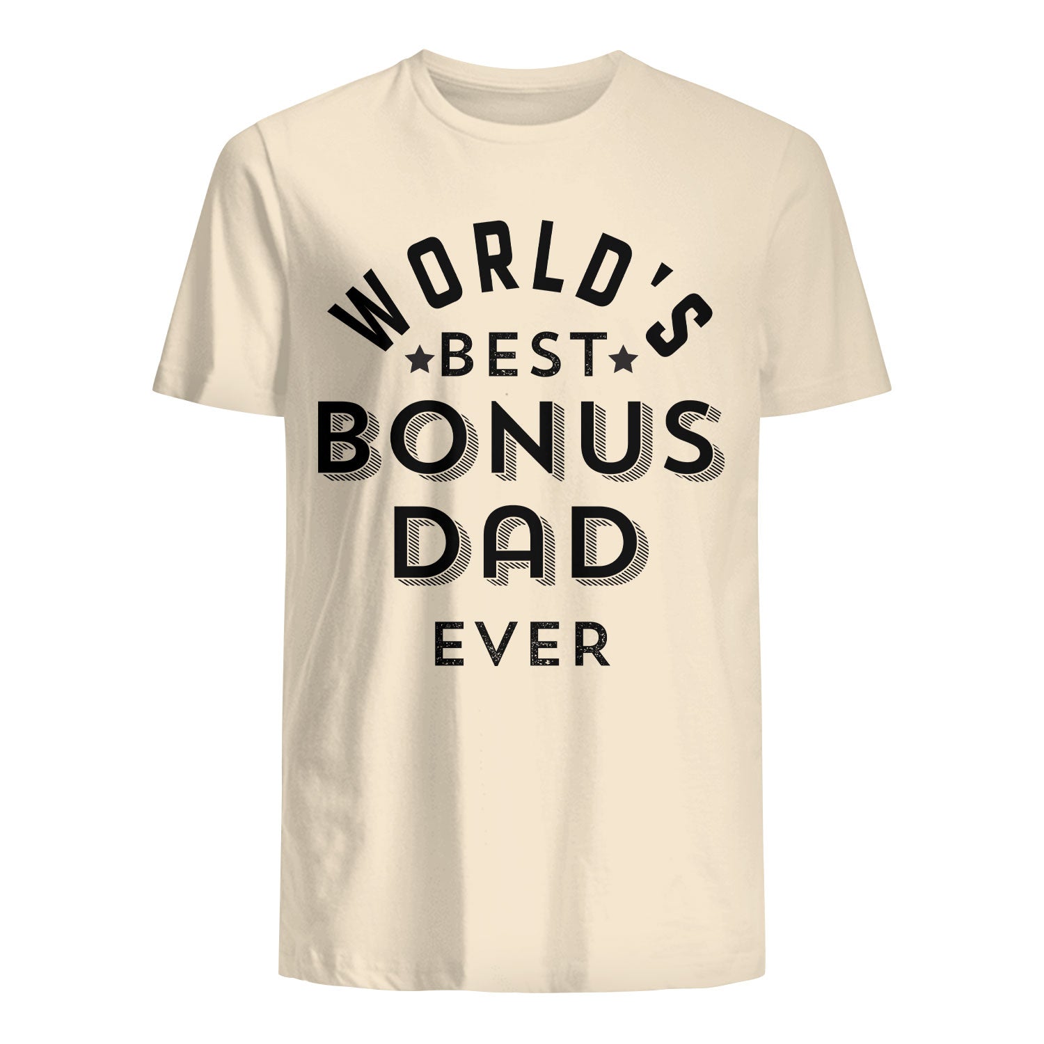 T-shirt for Dad - World best bonus dad